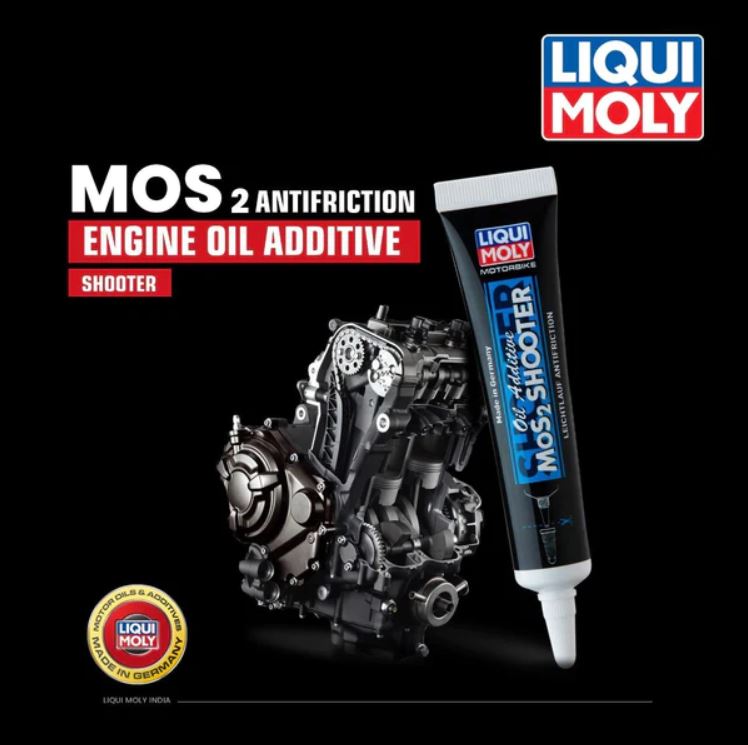 Phụ Gia Nhớt MOS2 Cho Xe Máy Liqui Moly 3444 MOS2 Shooter 20ml