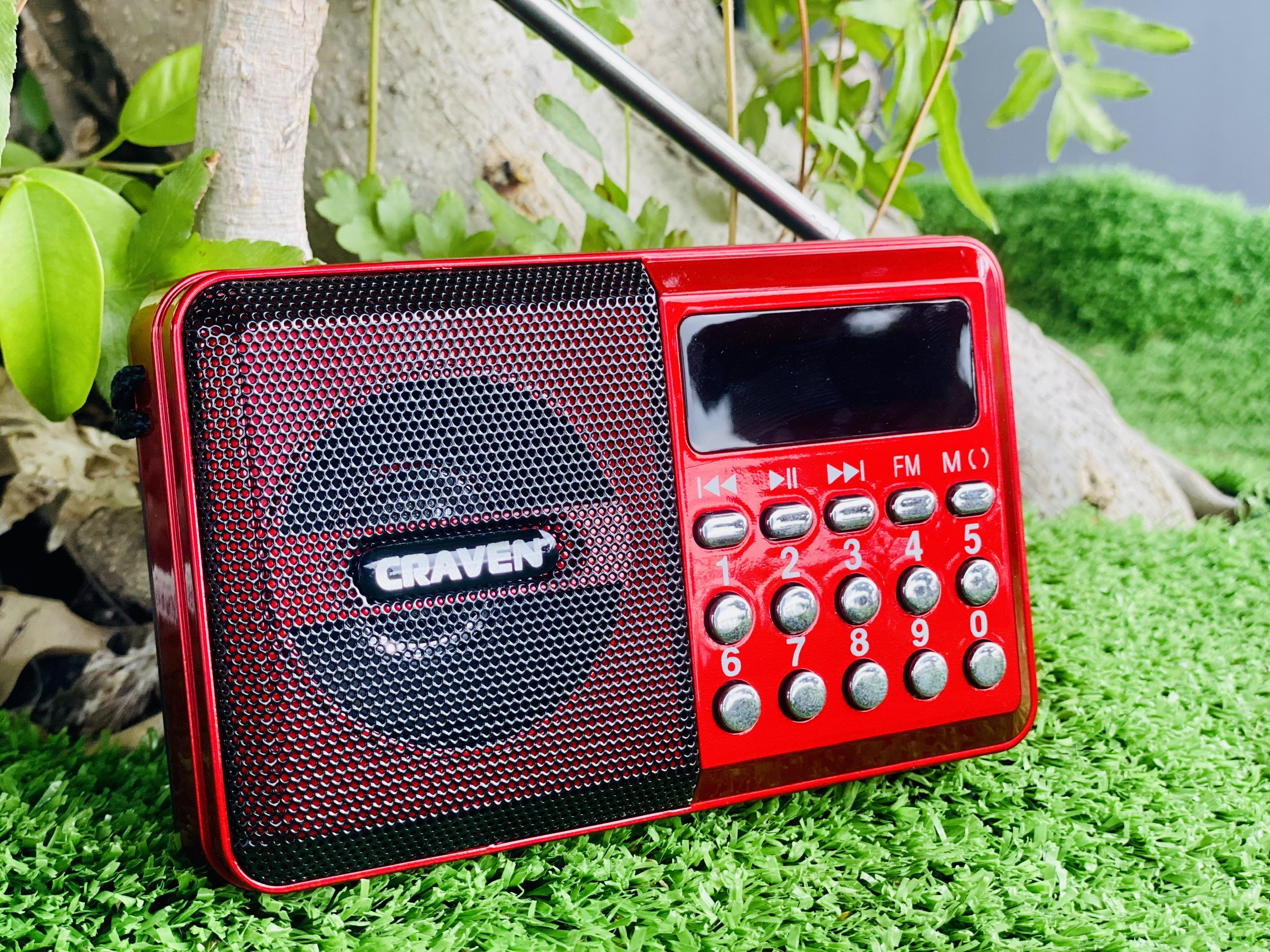 Đài Radion FM Craven CR26 Nghe Nhạc MP3, Nghe Đài, Tích Hợp Đèn Led ,HÀNG CHÍNH HÃNG