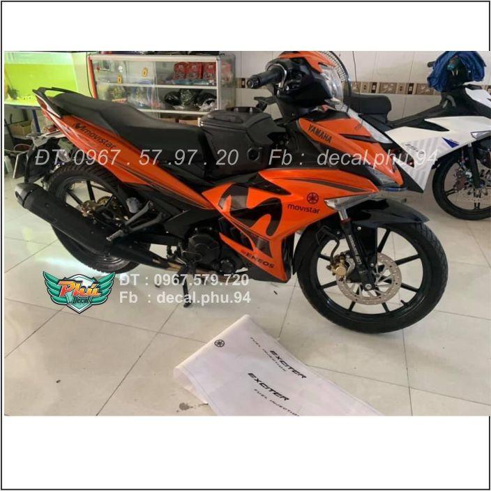 Tem Exciter 150 Movistar Cam đen