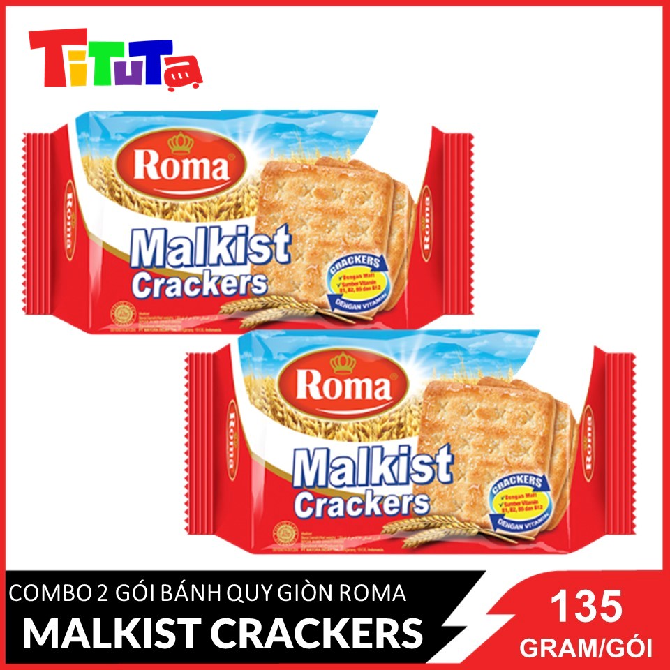 Combo 2 bánh Quy Malkist Crackers 135gX2