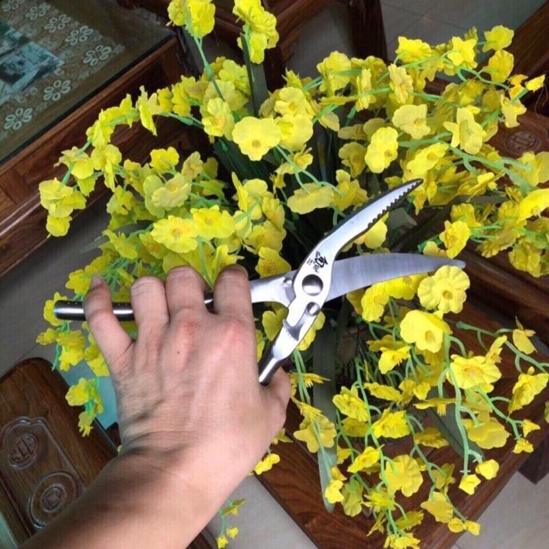 Kéo cộng lực cắt gà, vịt nhật kai hàng nội địa siêu sắc bén, bền bỉ, có trợ lực, khóa an toàn .