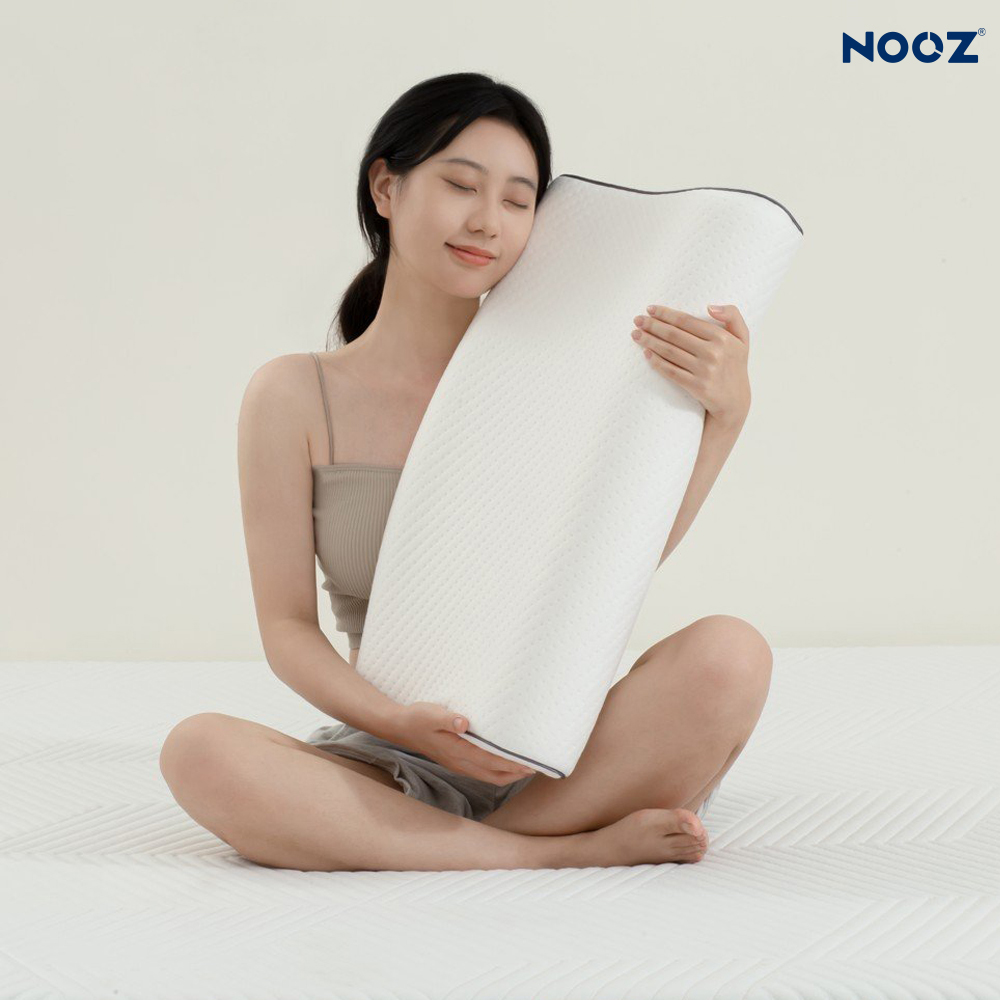 Gối ngủ Memory Foam Contour NOOZ Home Goods ruột cao su non, gối chống trào ngược người lớn nằm