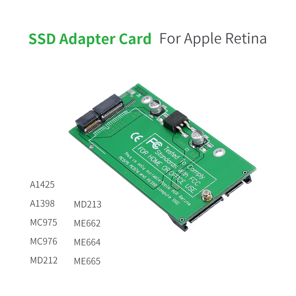 Thẻ Chuyển Đổi SSD Cho Macbook AIR 2012 Và Pro Retina Hỗ Trợ Chuyển Đổi HDD A1425 A1398