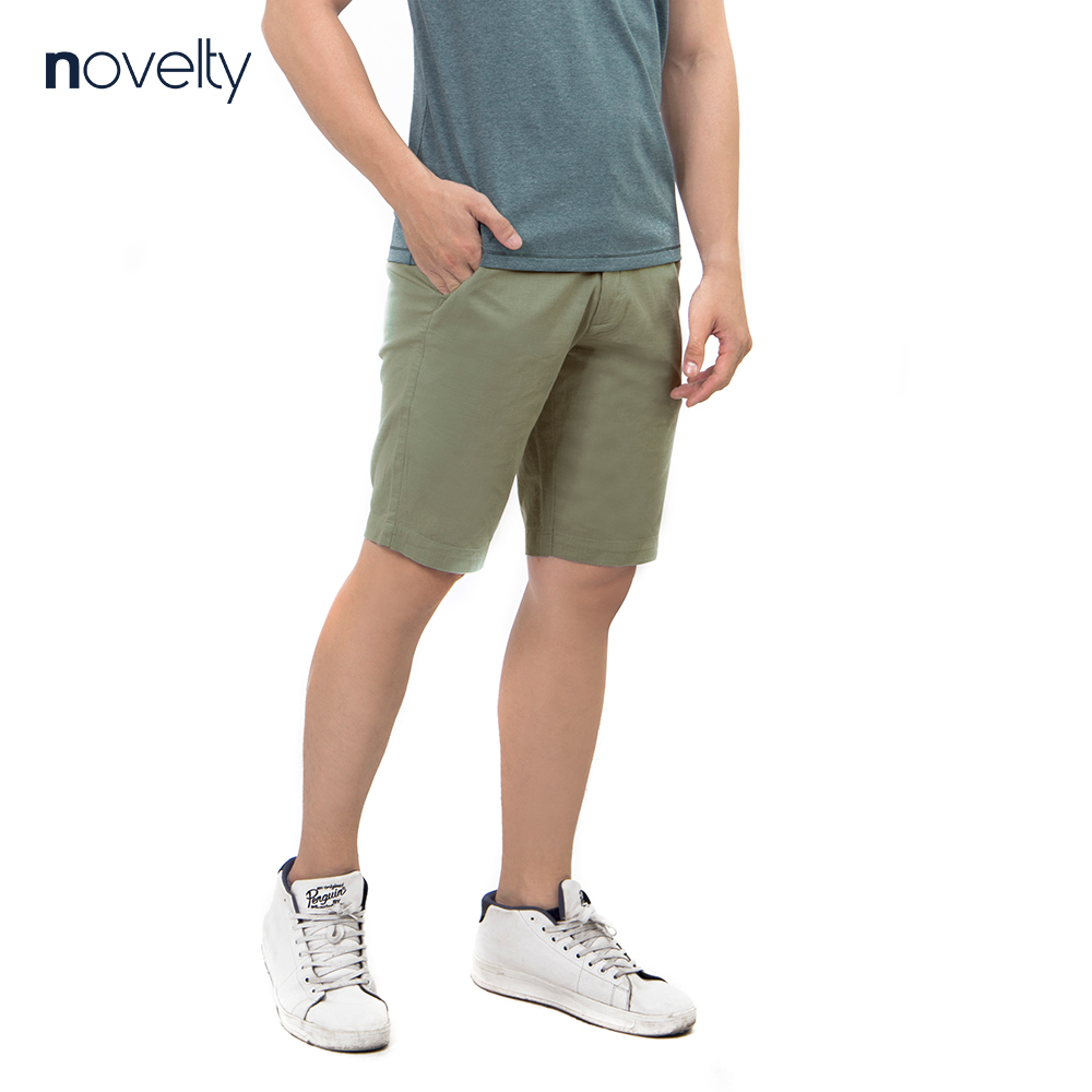 Quần short khaki nam 0Ply Novelty trơn màu NSKMMTMCSR2101250