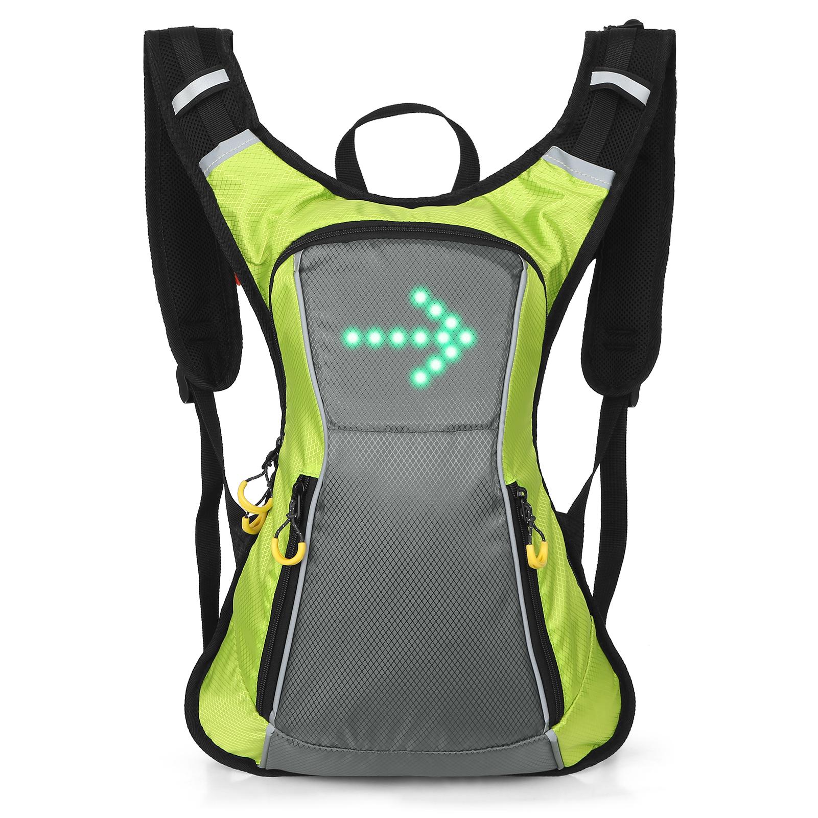 Áo Vest Balo Bền Siêu Nhẹ Chống Nước Ipx5 Phù Hợp Cắm Trại Thể Thao Ngoài Trời Leo Núi Có Đèn Led Báo Hiệu An Toàn Điều Khiển Từ Xa Không Dây