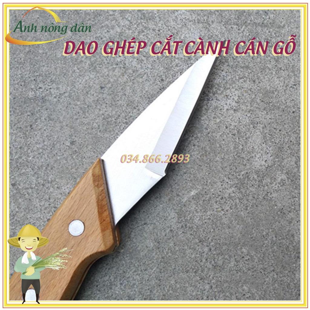 Dao ghép cành cán gỗ thép tốt - dụng cụ chuyên dùng để ghép cành