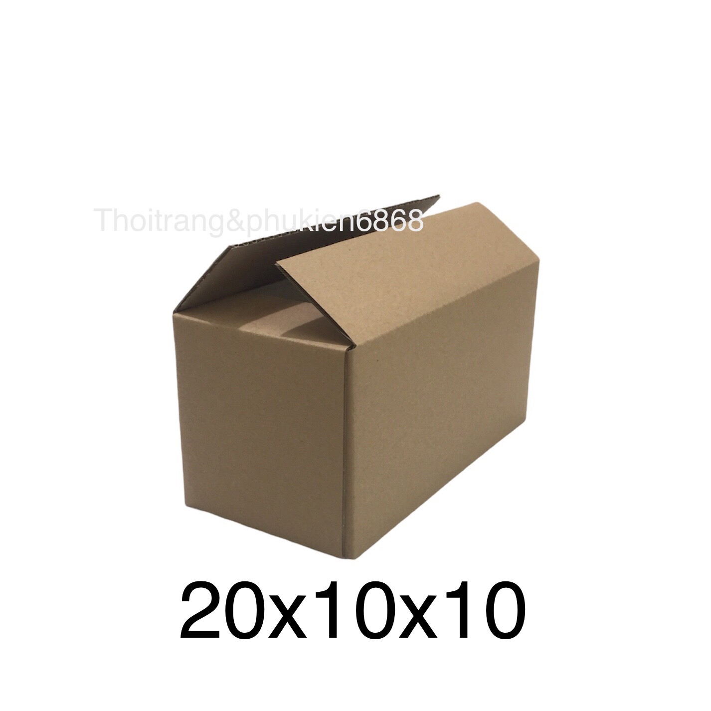 20x10x10 Combo 10 hộp Carton đóng hàng cỡ nhỏ size 20*10*10