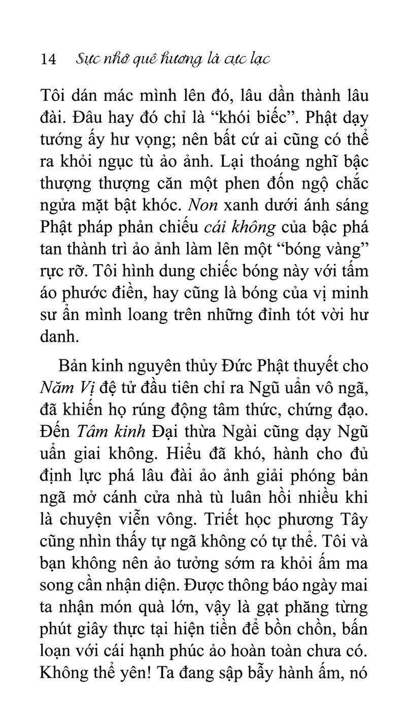 Sực Nhớ Quê Hương Là Cực Lạc
