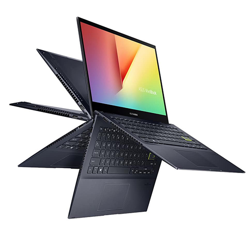 Laptop Asus Vivobook Flip TM420UA-EC022T Black (Cpu R5 - 5500 (2.10 Ghz, 8 MB),RAM 4GB onboard + 4Gb DDR4, Ssd 512GB, Vga AMD Radeon Graphics, 14.0 inch FHD, FP,Touch, Gập xoay, Win 10) - Hàng chính hãng