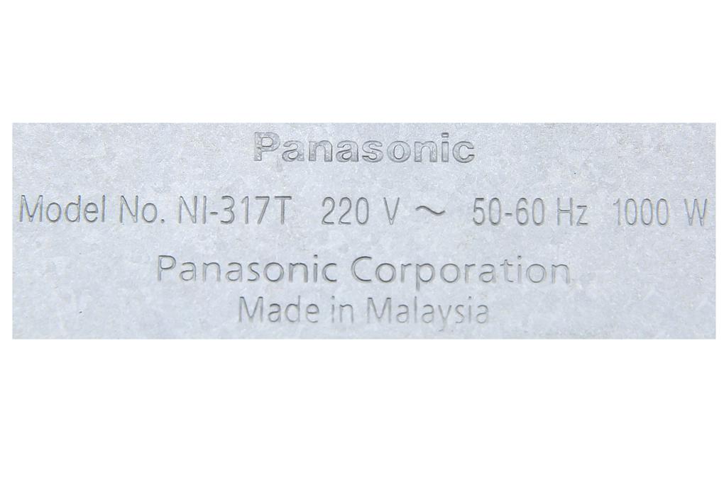 Bàn Ủi Khô Panasonic PABU-NI-317TVRA (1000W) - Hàng chính hãng