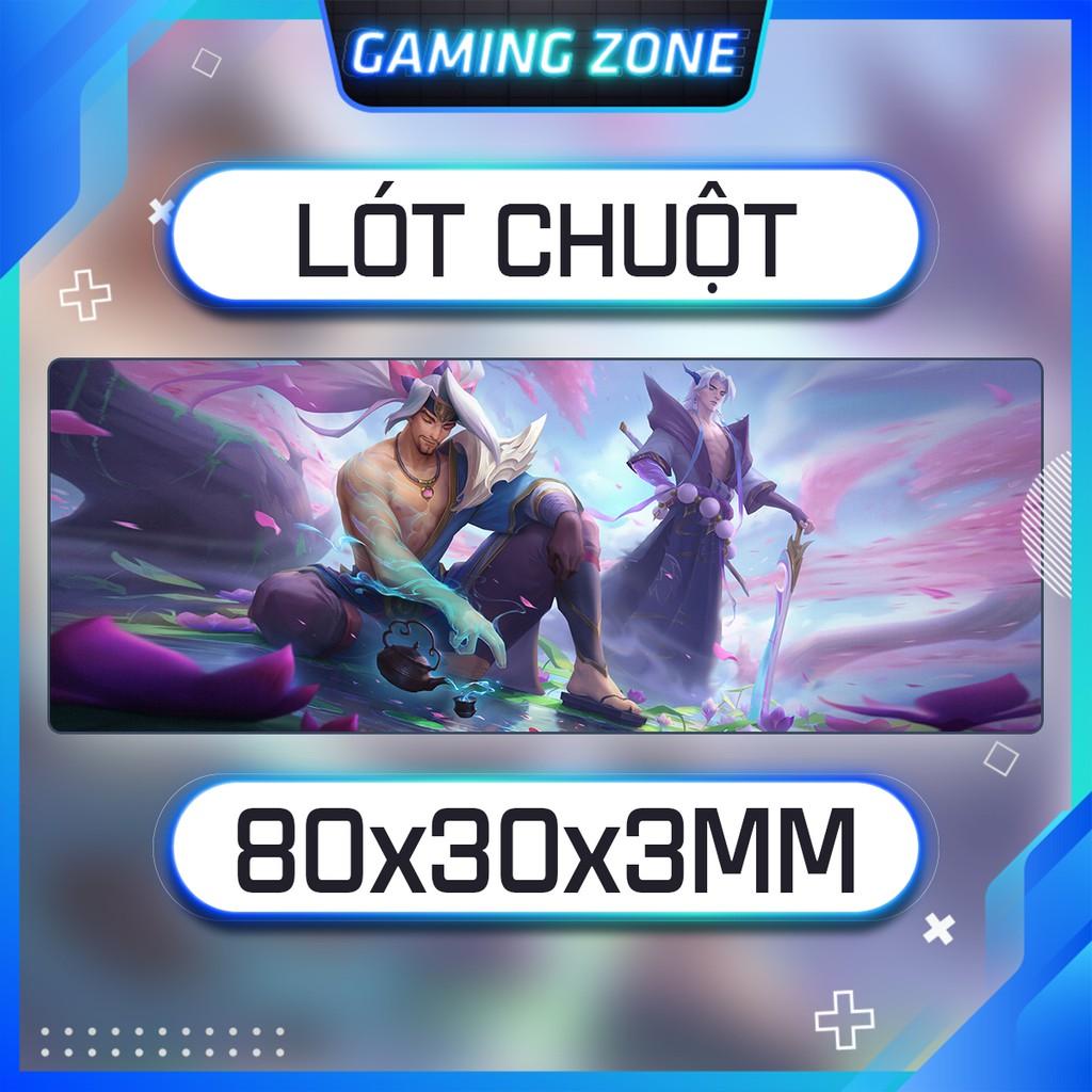 Lót chuột, bàn di chuột chơi game hình Yasuo LOL chống trượt siêu bền siêu đẹp