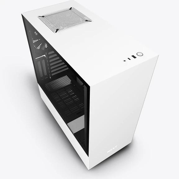 Vỏ Case Máy Tính NZXT H510i Màu Trắng Sần - Hàng Chính Hãng