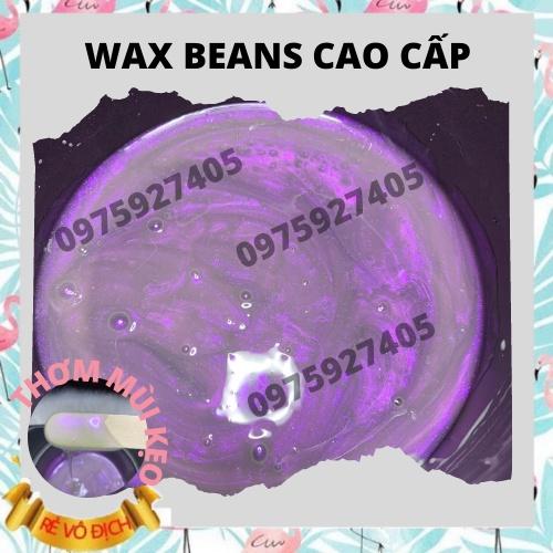 Pearl wax- Sáp wax lông nóng dạng hạt đậu siêu thơm ,siêu bám lông tặng kèm que gỗ