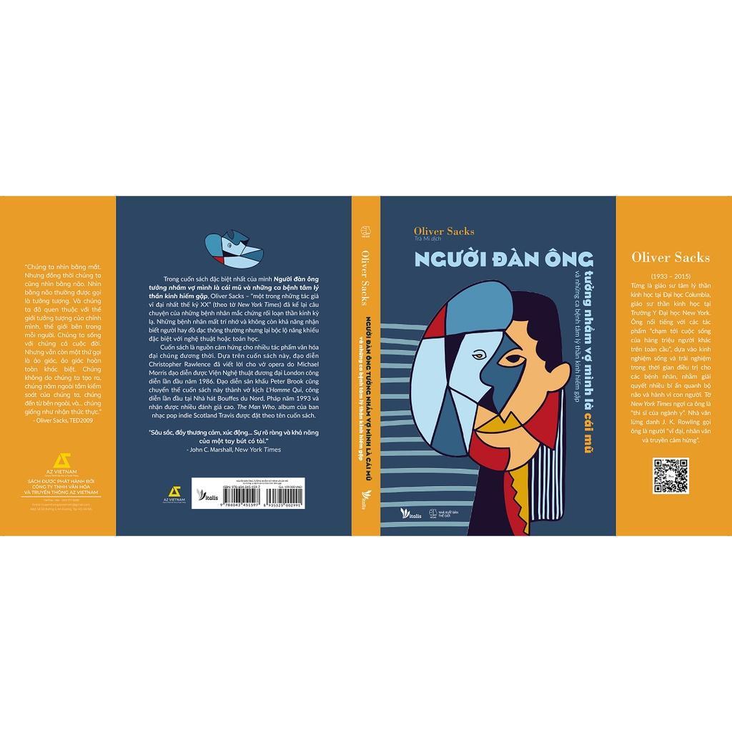 Sách Người Đàn Ông Tưởng Nhầm Vợ Mình Là Cái Mũ Và Những Ca Bệnh Tâm Lý Thần Kinh Hiếm Gặp - Bản Quyền