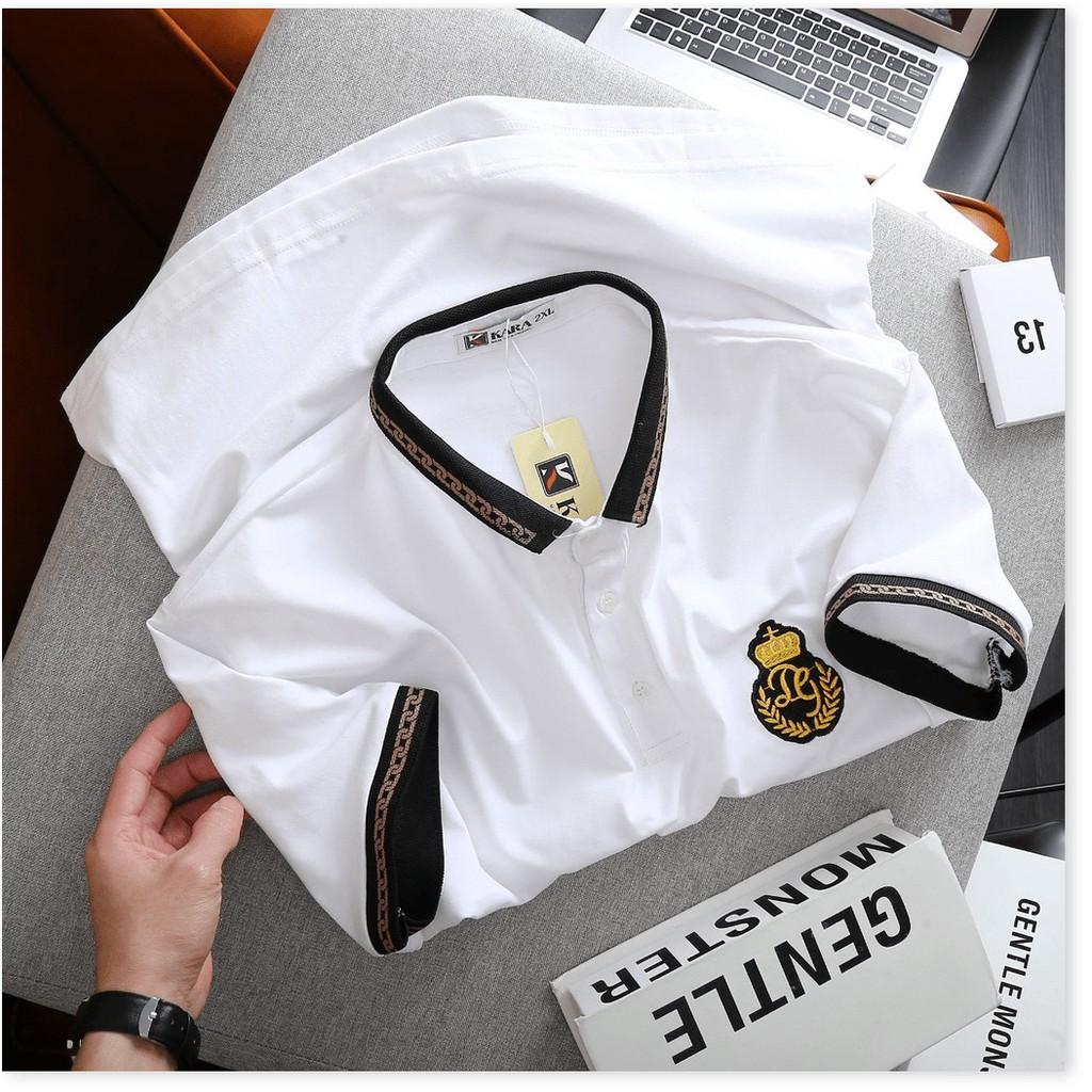 ÁO THUN CỔ TRỤ NAM NỮ,MÀU SẮC SANG TRỌNG,THIẾT KẾ HỌA TIẾT SIÊU NGẦU LANA FASHION