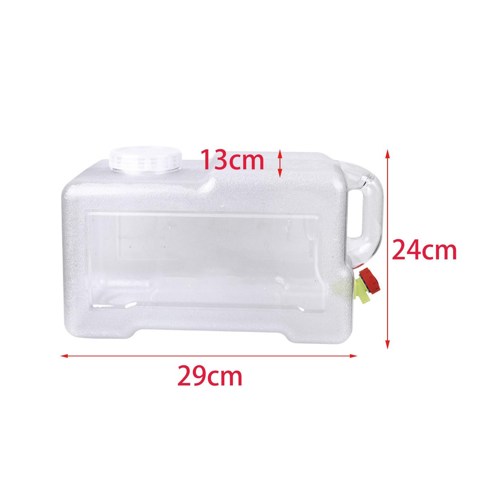5L Transparent Portable water Storage Barrel Water Tank Container