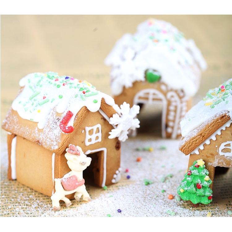 Bộ 3 Khuôn Cắt Bánh Quy Được Làm Từ Thép Không Gỉ Hình Ngôi Nhà