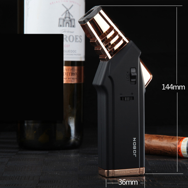 Vỏ Hột Quẹt Bật Lửa Khò 1 Tia Mạnh Mẽ Jobon ZB583 Thiết Kế Đẹp Độc Lạ - Dùng Gas Cao Cấp