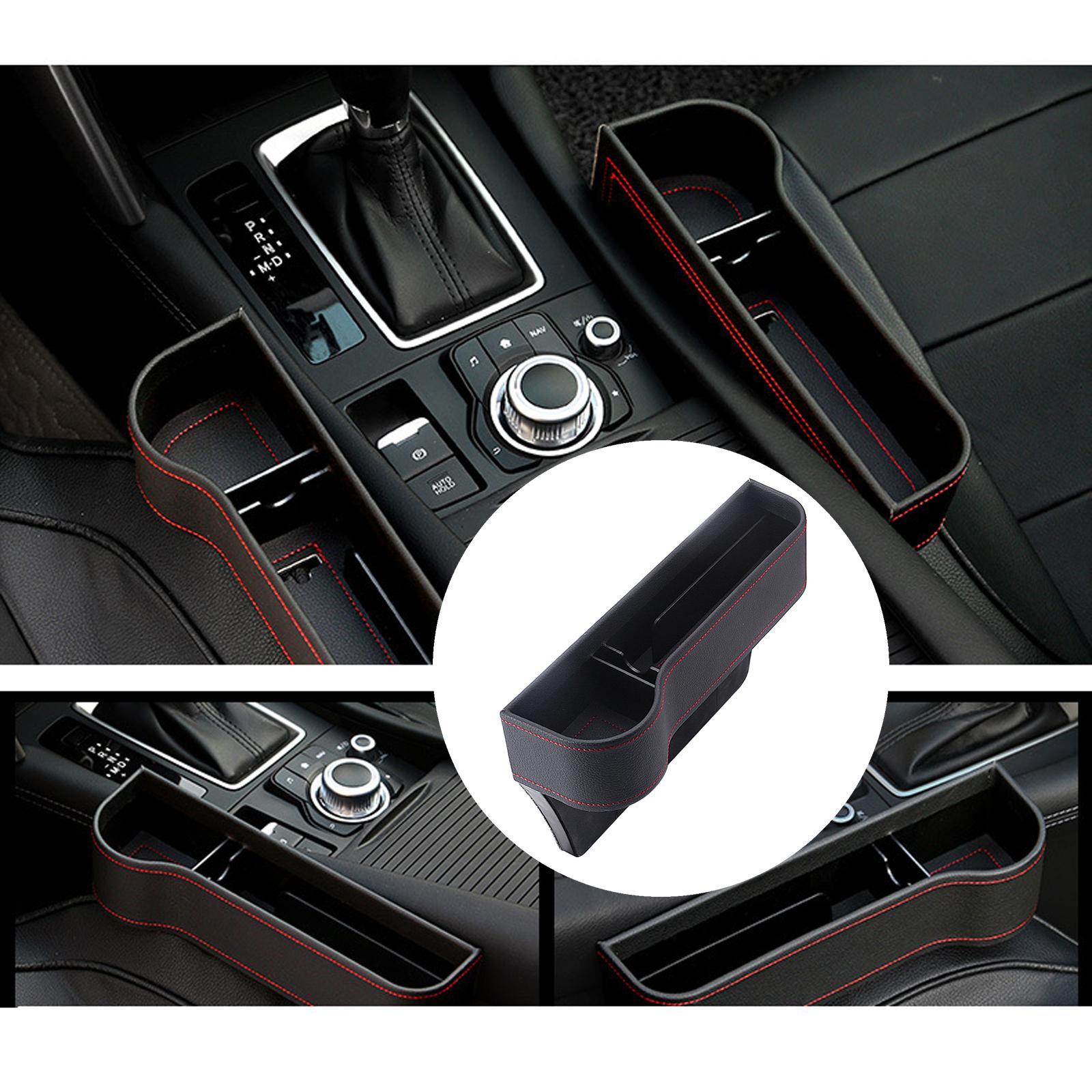 2Pc Car Seat Organizer Accessories Leak Proof Fits for Sunglasses Wallet Key