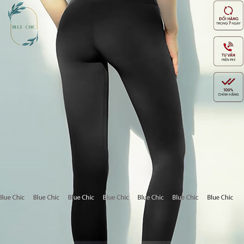 Quần legging nữ dài Blue Chic nâng mông lưng cạp cao giữ nhiệt leggin thun ôm bó vải dày dặn bigsize