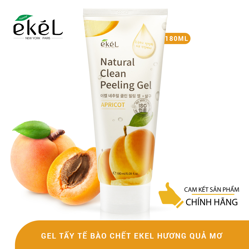 Tẩy tế bào chết quả mơ Ekel Natural Clean Peeling Gel Apricot 180ml