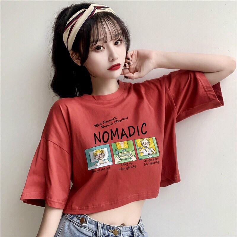 Croptop nữ Áo crop Nomadic form rộng siêu xinh