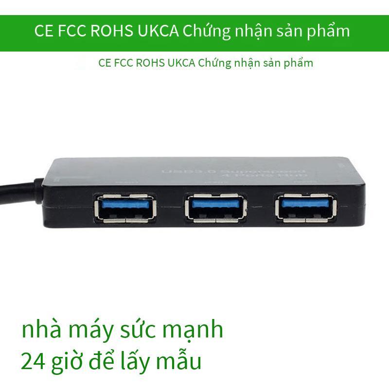 Bộ chia USB 4 cổng 3.0 siêu mỏng thuận lợi nhất Hub đa giao diện Hub USB Hub máy tính Bộ mở rộng nguồn điện bên ngoài