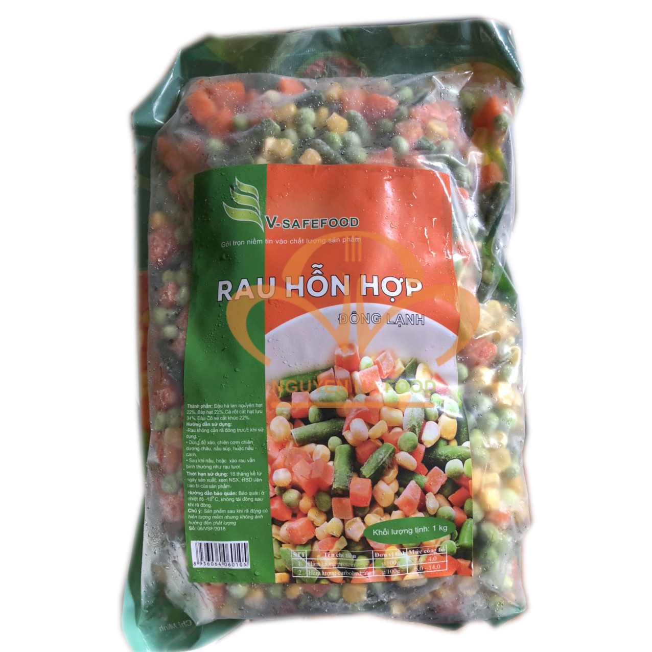 - Rau củ hỗn hợp đông lạnh - Loại 1kg