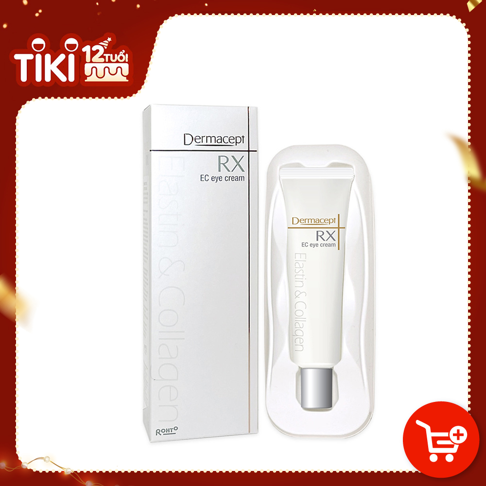 Kem dưỡng mắt DERMACEPT RX - EC EYE CREAM - Rohto Mentholatum