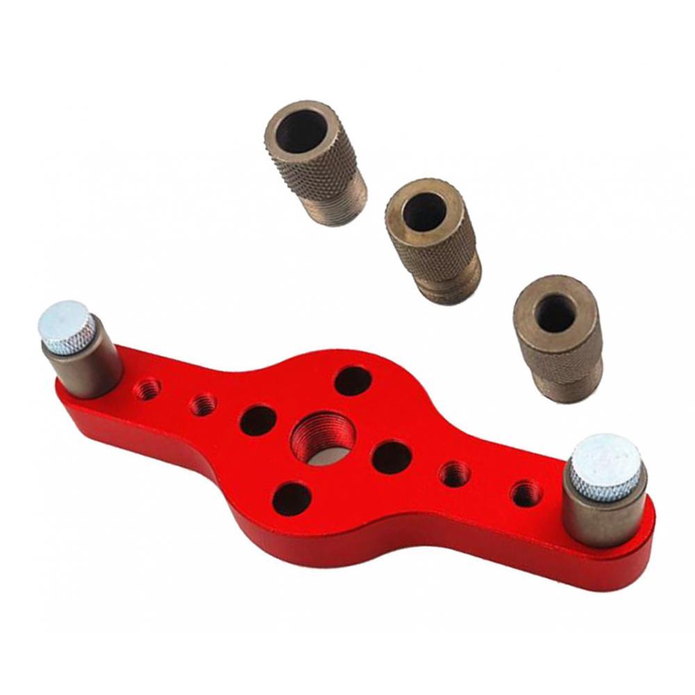 2 Set Wood Dowel Hole Drilling Guide Circular Wood Puncher Locator Woodworking