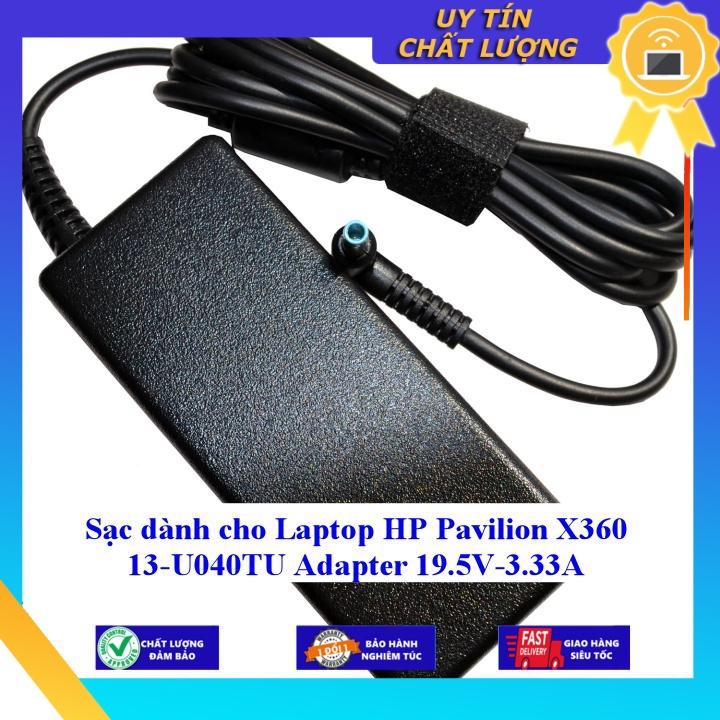 Sạc dùng cho Laptop HP Pavilion X360 13-U040TU Adapter 19.5V-3.33A - Hàng Nhập Khẩu New Seal