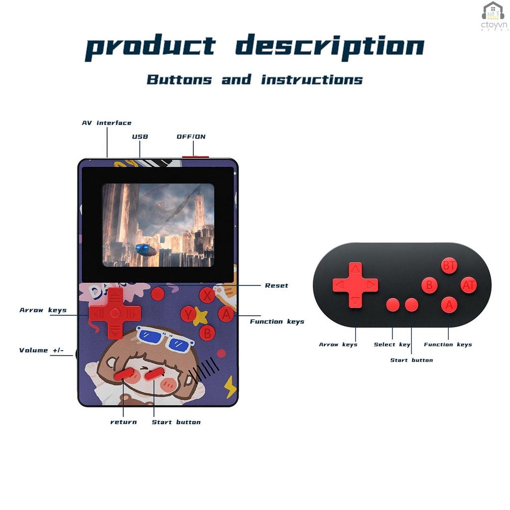 Máy chơi game cầm tay X50 2.6 Inch tích hợp 500 trò chơi điện tử 350mAh