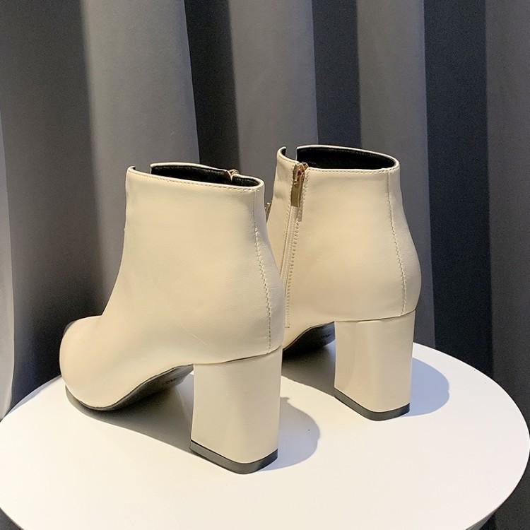 Boot nữ khóa trước đế vuông cao 7p dễ đi mã BB_BT02