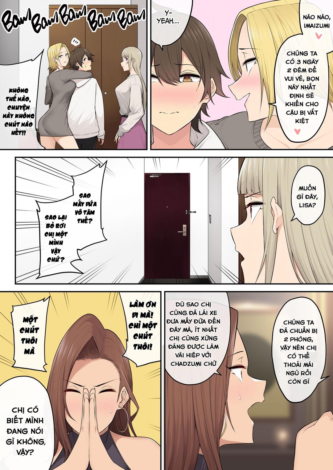 imaizumi đưa cả bầy gyaru về nhà mình chapter 5 14