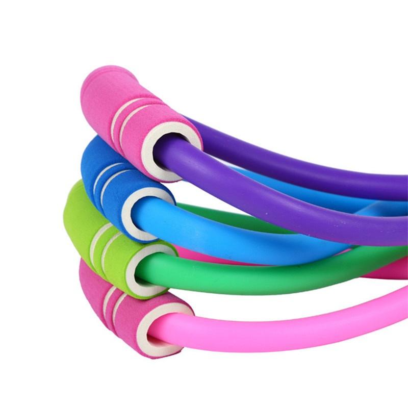 Yoga Gum Fitness Resistance 8 Word Chest Expander Rope Workout Muscle Fitness Rubber Elastic Bands for Sports Exercise