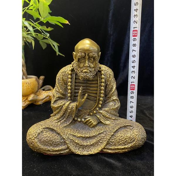 TƯỢNG ĐỒNG ĐẠT MA SƯ TỔ NGỒI