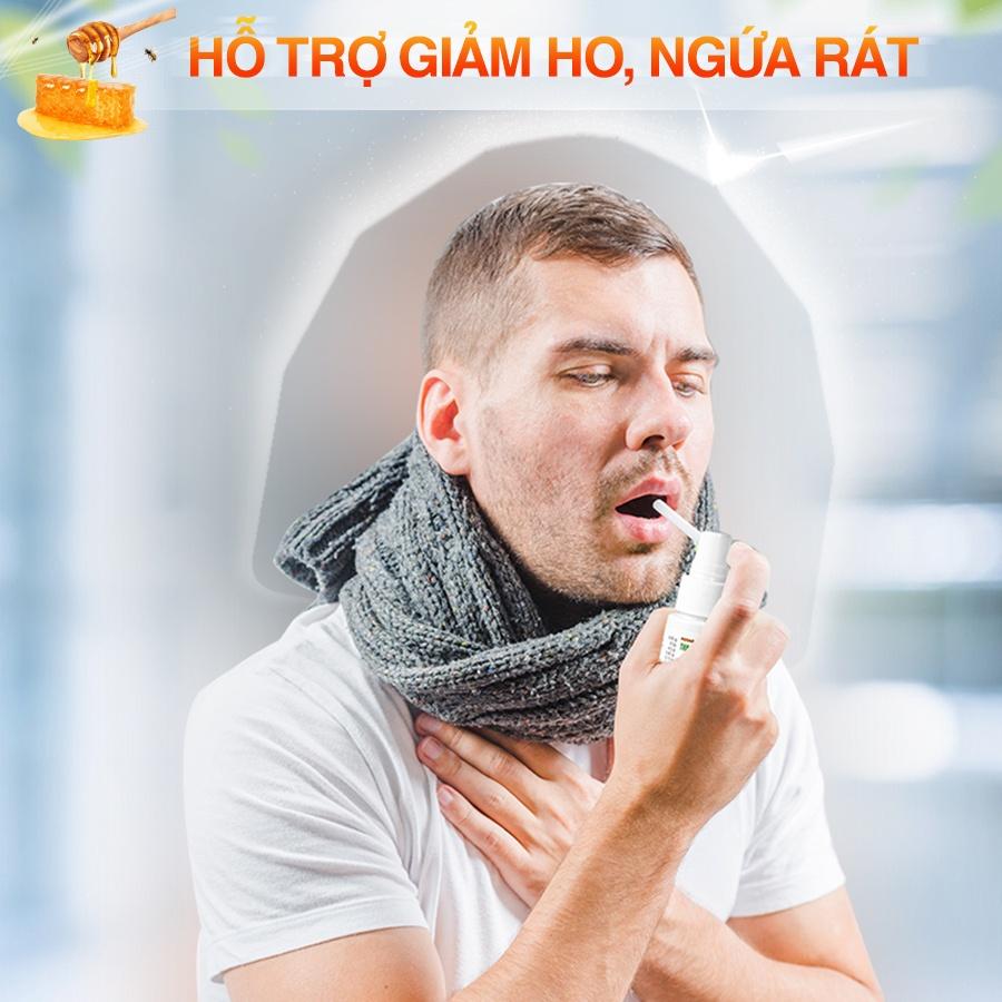 Hình ảnh Xịt họng keo ong Thanh Diệu Ngọc sát khuẩn vòm họng, làm sạch niêm mạc miệng, giảm triệu chứng đau họng (30ml)