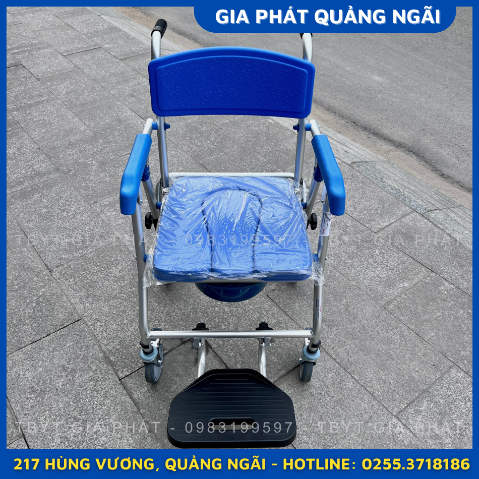 GHẾ BÔ ĐA NĂNG GẤP GỌN GBM-016 NHÔM CAO CẤP DÙNG NHƯ GHẾ TẮM, GHẾ NGỒI, XE LĂN