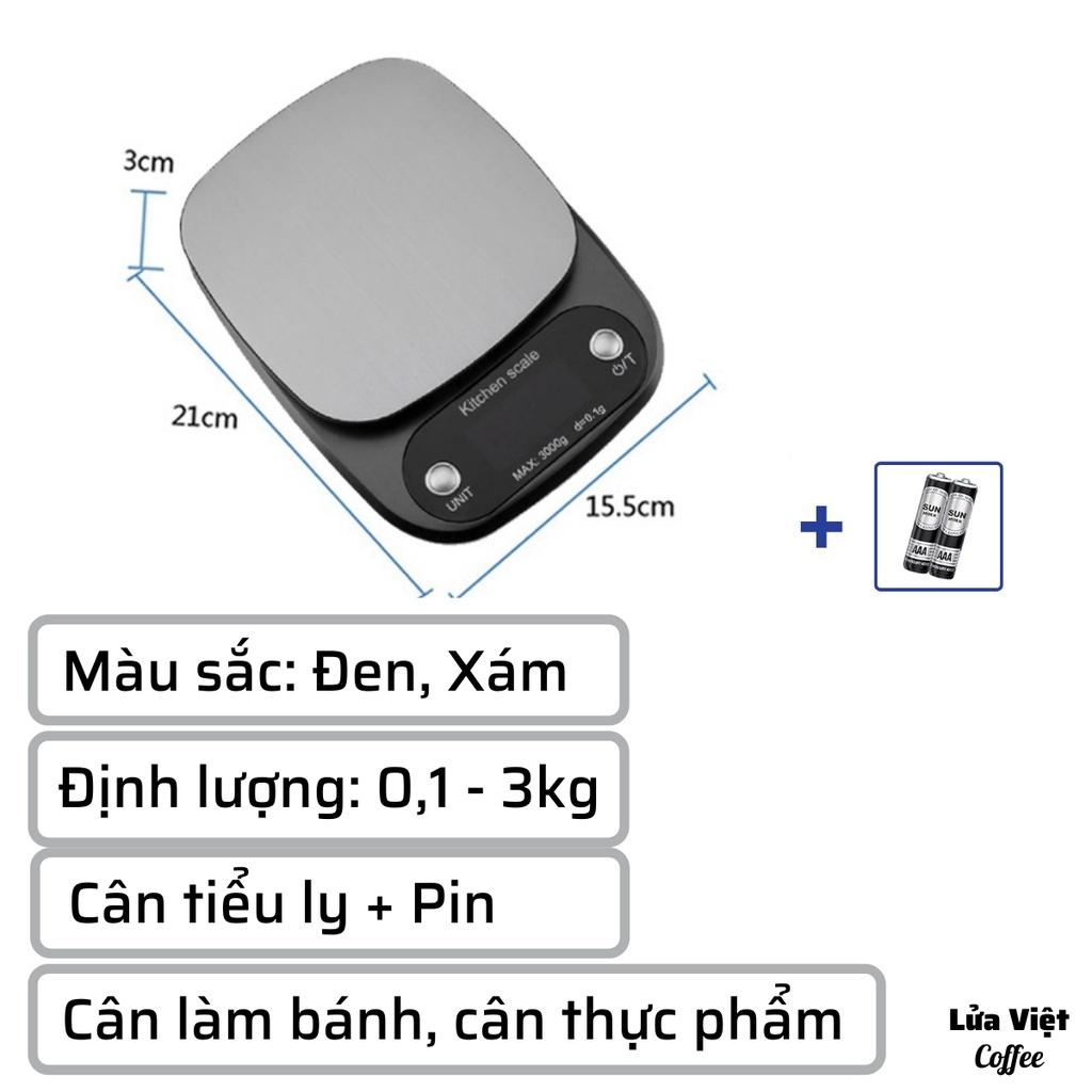 Cân Tiểu li điện tử làm bánh mini chính xác cao định lượng 0.01g-200g bảo hành 3 tháng cân tiểu ly bỏ túi chuyên dụng