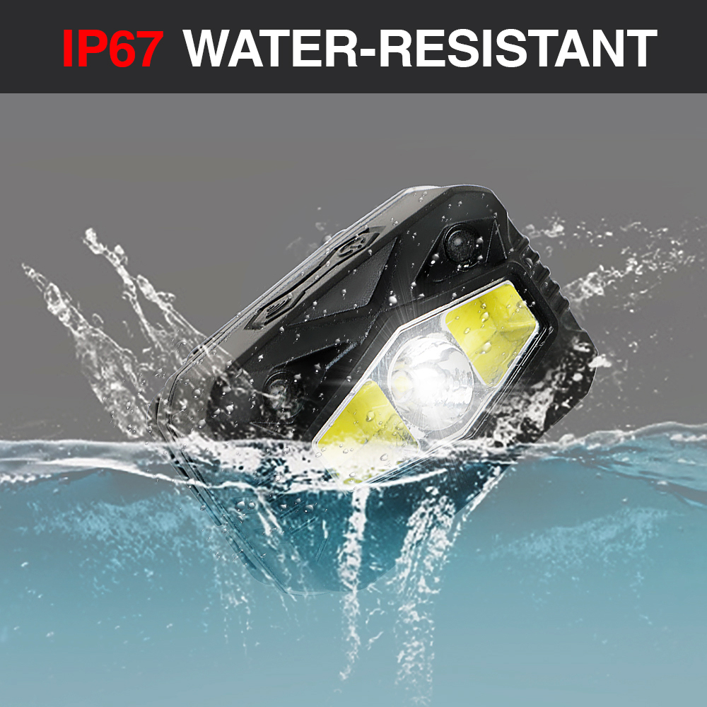 Đèn Pha Cảm Ứng Siêu Sáng Đội Đầu Có Thể Sạc Lại