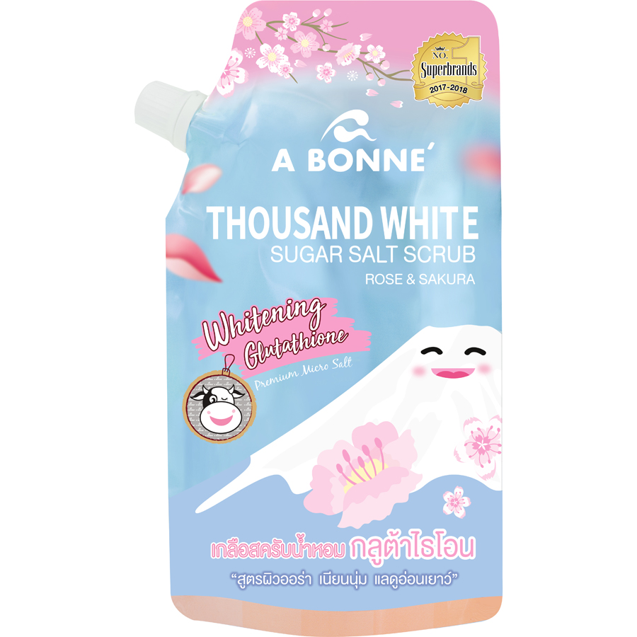 Muối Tắm A Bonne' Hoa Hồng và Hoa Anh Đào 350g