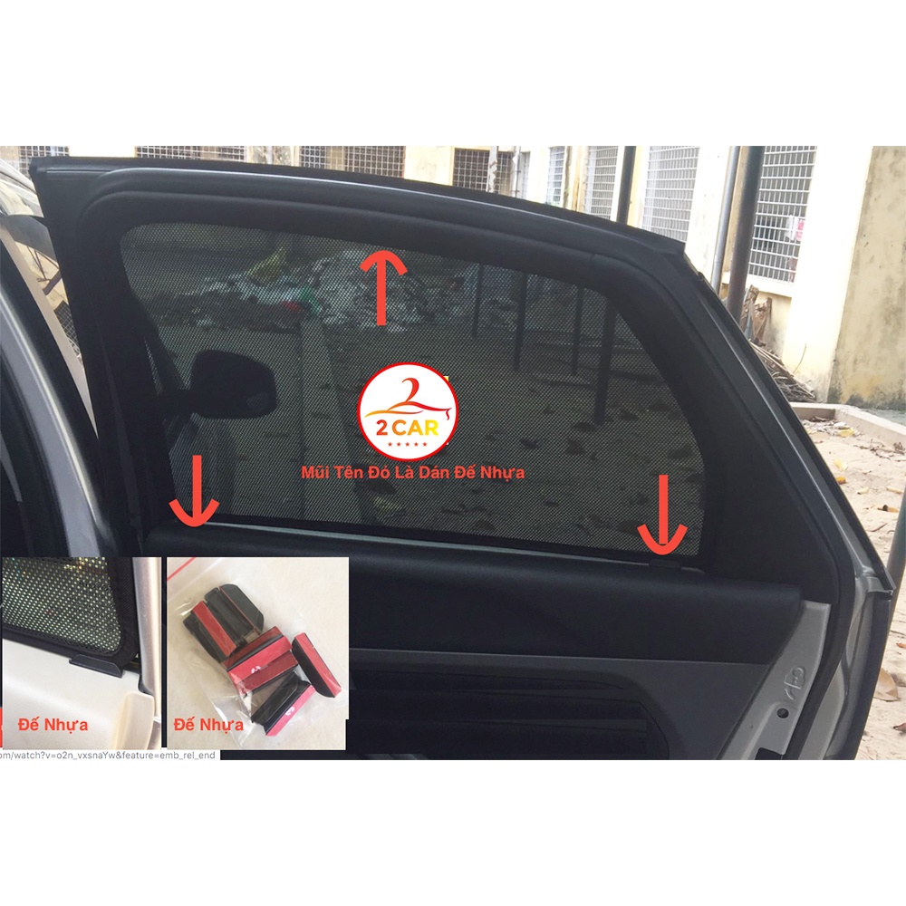 Rèm che nắng xe Toyota Avanza 2022 có hít nam châm cao cấp, chuẩn khít theo xe