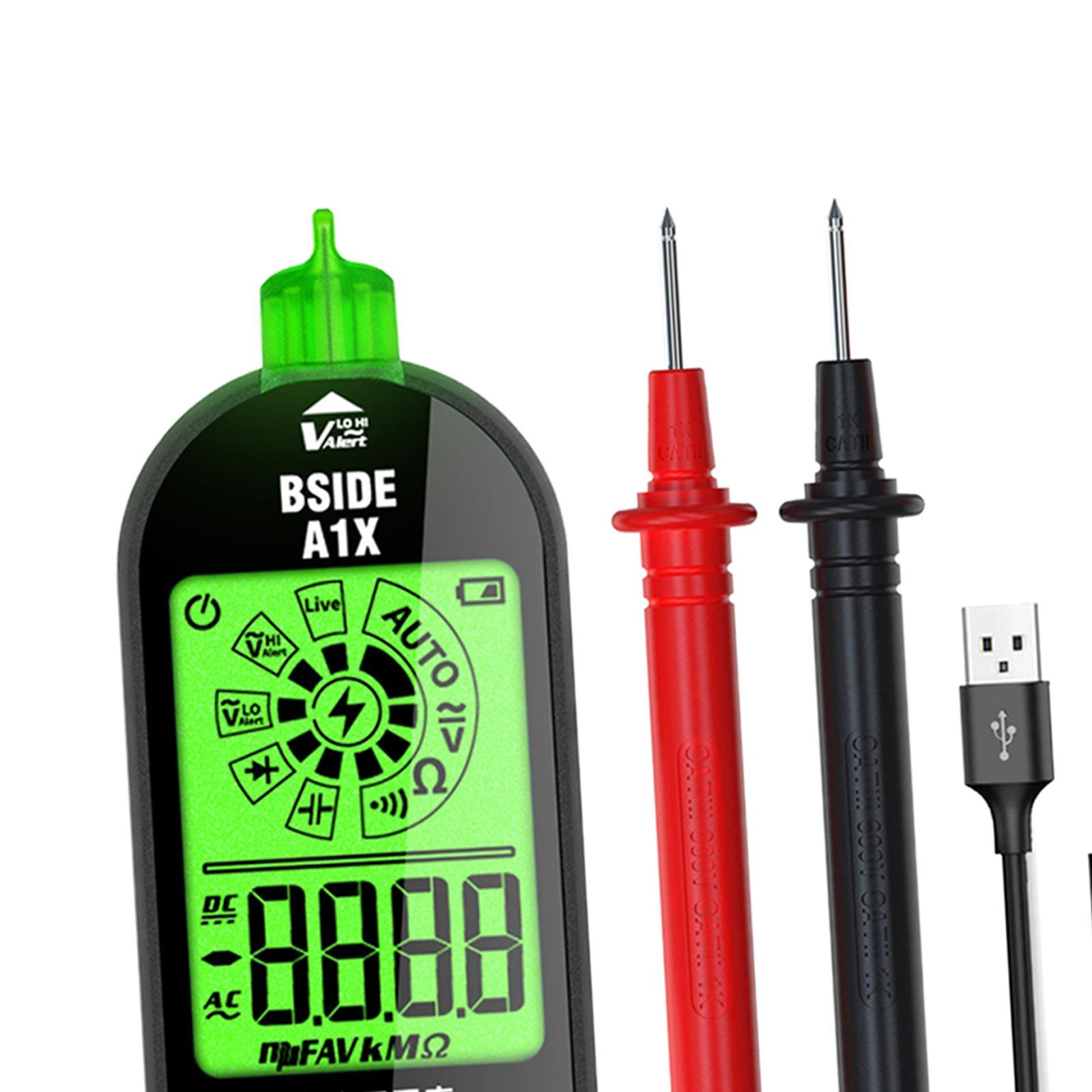 Smart Digital Multimeter Tester Voltageage Meter Accurately Handheld Electrical Multimeter DC Voltmeter for Home Use