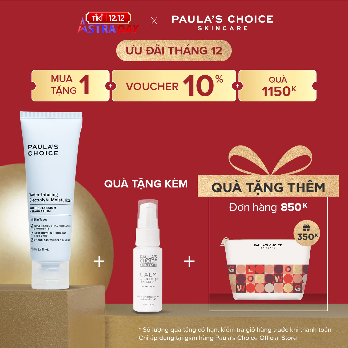 Kem dưỡng ẩm ngậm nước giàu chất điện giải Paula's Choice Water-Infusing Electrolyte Moisturizer 50ml Mã 7000