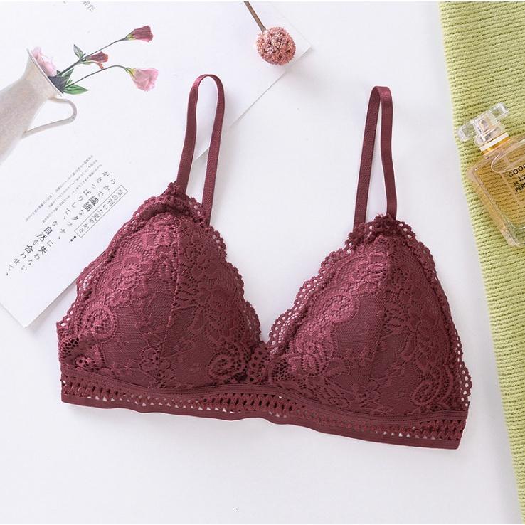 Bra ren nữ, áo lót ren nữ không gọng siêu nhẹ, thoáng mát