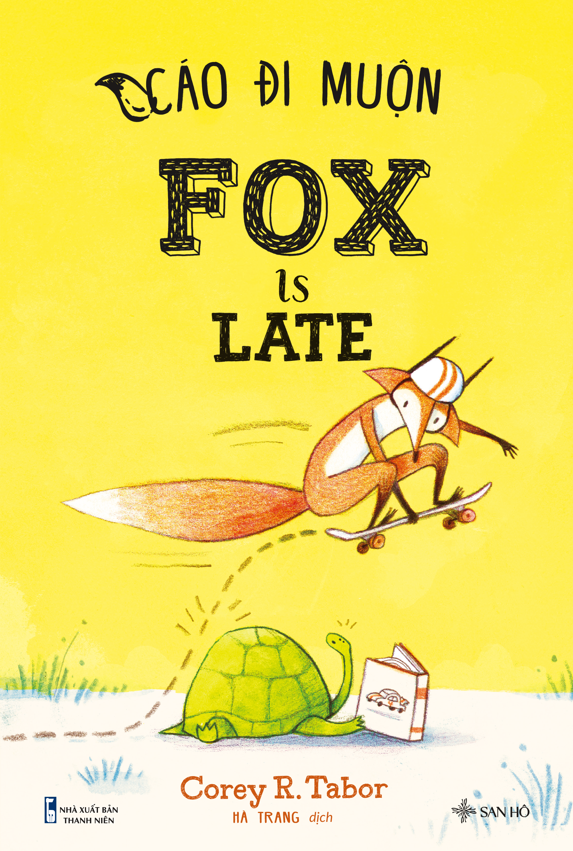 Sách Thiếu Nhi Song Ngữ | Cáo Đi Muộn - Fox is Late | Sách Song Ngữ Cho Bé | San Hô Books.