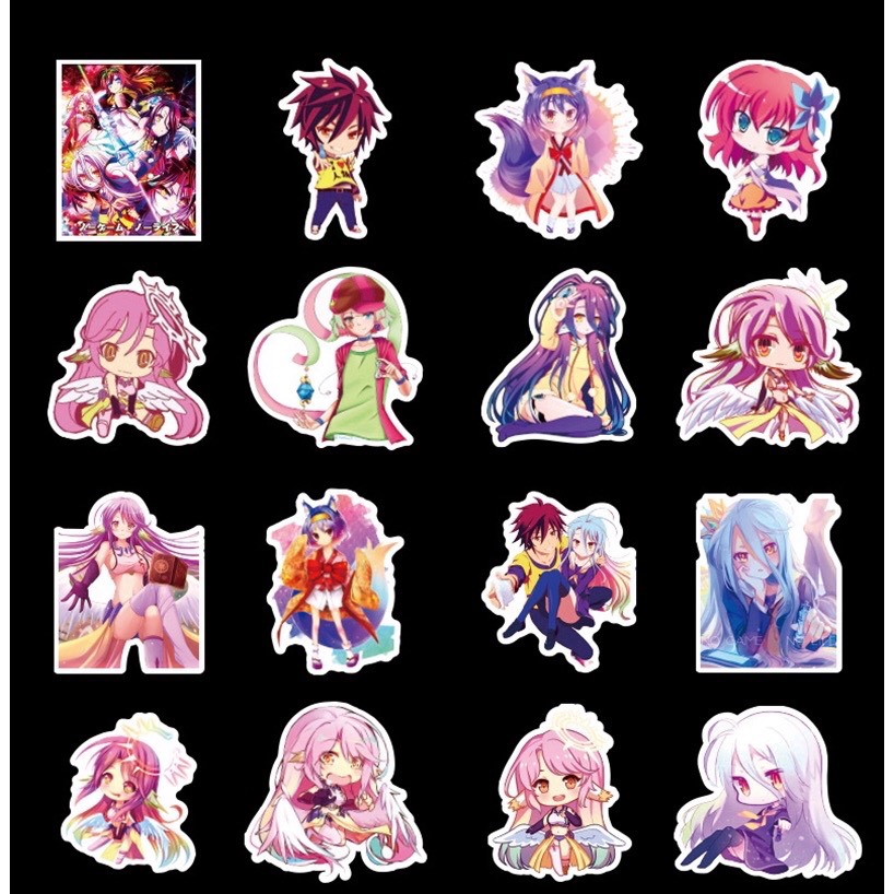 Set 60 Sticker No Game, No Life