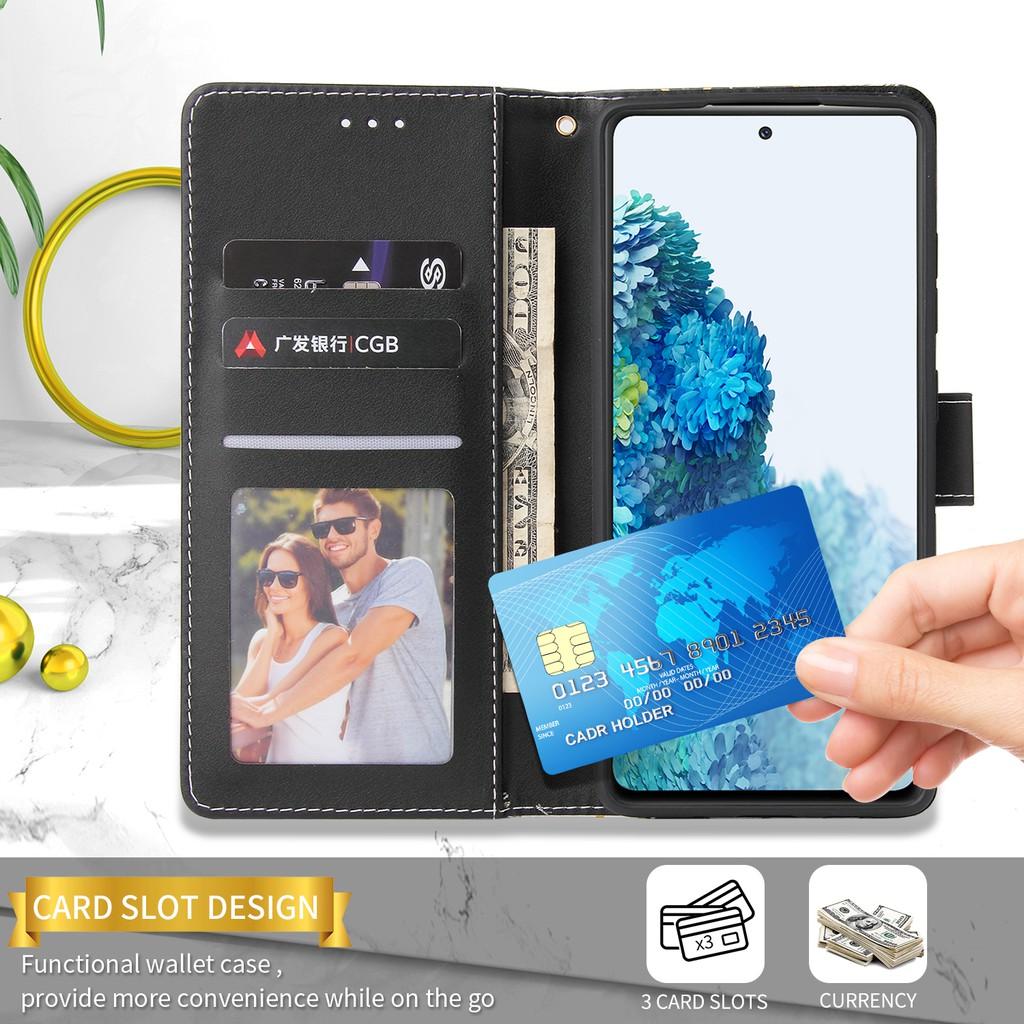 Bao Da Có Ngăn Đựng Thẻ Tiện Dụng Cho Samsung Galaxy Note10 Lite A71 A51 A21S A41 A31 A21 A11 A01 S10 Lite