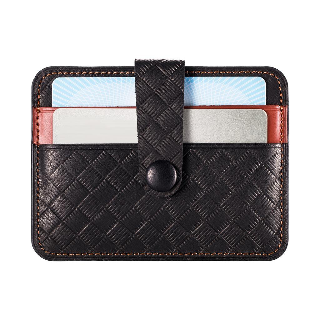 Men Slim Leather Wallet Card Holder Purse Front Pocket Wallets