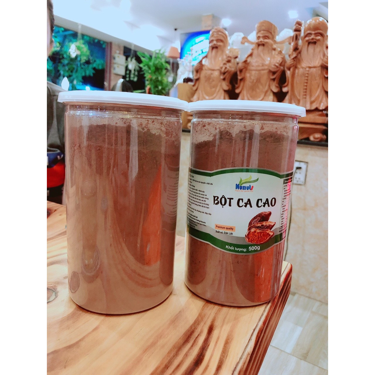 Bột Cacao Nguyên Chất 100% Cacao Nunuts (1 HŨ 500g)